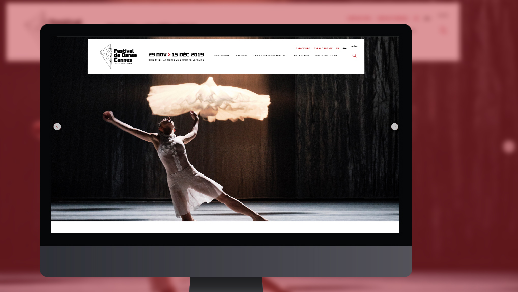 site web festival de danse de cannes - Pix Associates
