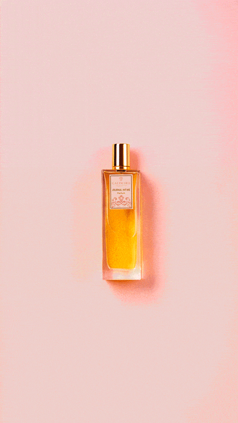 Gif stop motion parfum femme Galimard réseaux sociaux