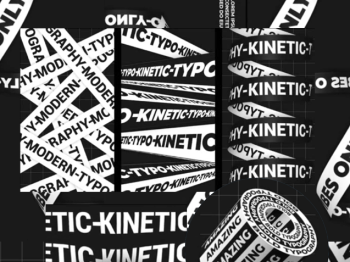 Les typographies cinétiques, quand le texte prend vie