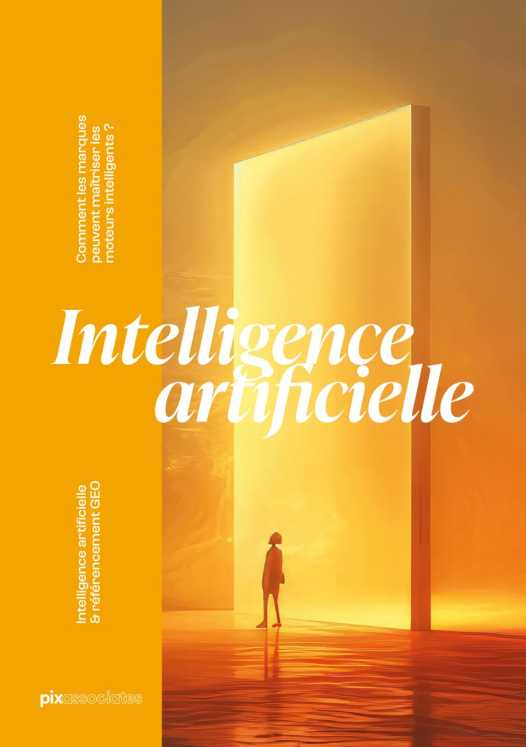 Couverture du livre blanc Intelligence artificielle &amp; GEO - Pix Associates